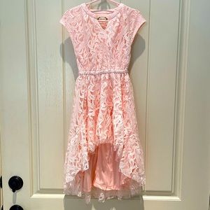 Mia Joy Pink Lace Girls Dress